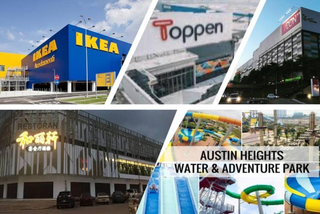 Viva Homestay @ Jb Mount Austin Ikea, Aeon, Toppen, Bubble Tea Town Johor Bahru Dış mekan fotoğraf